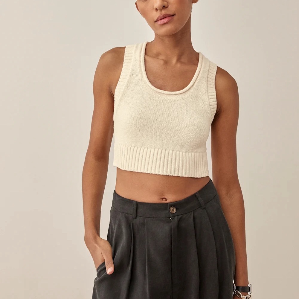Reformation Norma knit tank